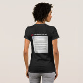 Zooey Zephyr SPEAKS für die USA T-Shirt (Schwarz voll)