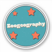 Zoogeographie Aufkleber (Vorderseite)