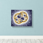 Zooh - Fraktal Leinwanddruck (Insitu (Holzboden))