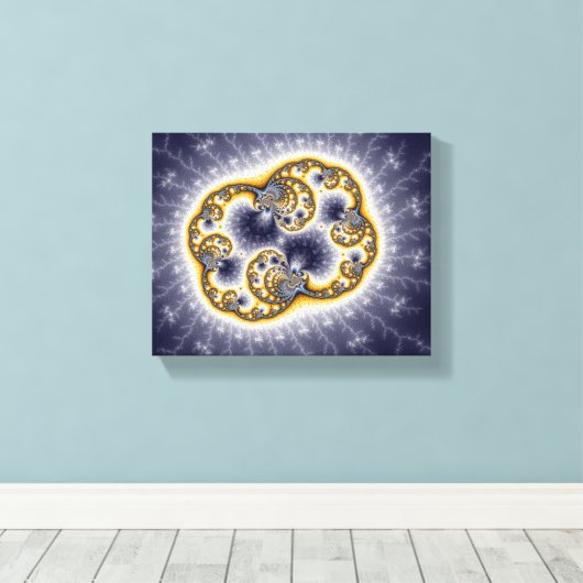 Zooh - Fraktal Leinwanddruck (Insitu (Holzboden))