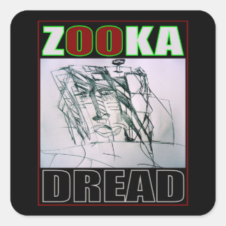 ZOOKA DREAD QUADRATISCHER AUFKLEBER