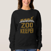 Zookeeper African Savanna Animals Kostüm Hallowee Sweatshirt (Vorderseite)