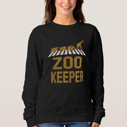 Zookeeper African Savanna Animals Kostüm Hallowee Sweatshirt (Vorderseite)