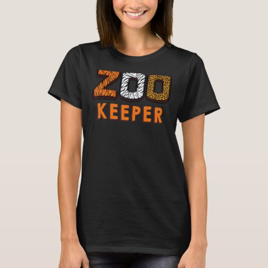 Zookeeper African Savanna Zebra Animal Wild Safari T-Shirt (Vorderseite)