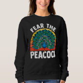 Zookeeper, Beruflicher Ornithologe Peacock Sweatshirt (Vorderseite)