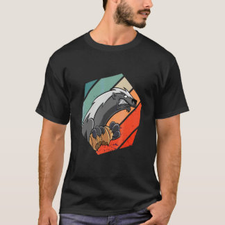Zookeeper Bienenstöcke Retro Hexa Zookeeper Honigd T-Shirt