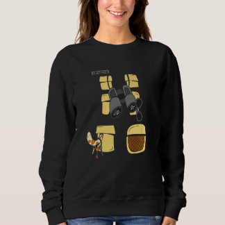 Zookeeper Binoculars Safari Tierhalter Zoologie Sweatshirt