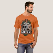 Zookeeper Costume Women Safari Halloween Party T-Shirt (Vorne ganz)