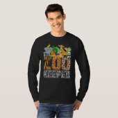 Zookeeper Costume Zebra Wild Print African Animal  T-Shirt (Vorne ganz)