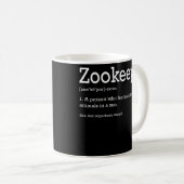 Zookeeper Definition Zookeeping Safari Tier Kaffeetasse (VorderseiteRechts)