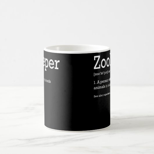 Zookeeper Definition Zookeeping Safari Tier Kaffeetasse (Mittel)