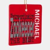 Zookeeper Extraordinaire CUSTOM Keramikornament (Rechts)