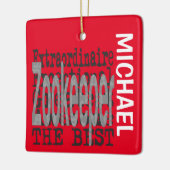 Zookeeper Extraordinaire CUSTOM Keramikornament (Links)