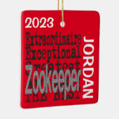 Zookeeper Extraordinaire CUSTOM Keramikornament (Rechts)