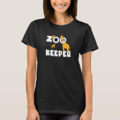 Zookeeper Giraffe Animals Zoo Zookeeping T-Shirt (Vorderseite)
