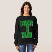 Zookeeper in der Ausbildung Sweatshirt (Vorne ganz)