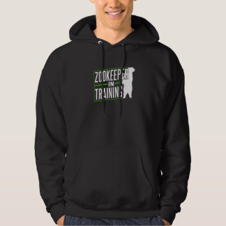 Zookeeper In Training Keeping Job Zookeepping Zoo Hoodie