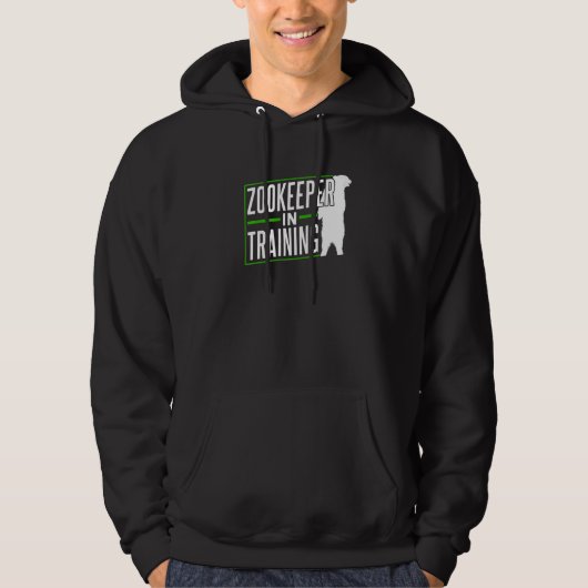 Zookeeper In Training Keeping Job Zookeepping Zoo Hoodie (Vorderseite)