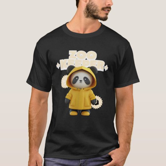 Zookeeper Kostüm Panda afrikanische Tiere Frauen M T-Shirt (Vorderseite)