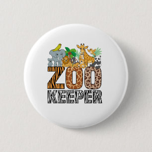 Zookeeper Kostüm Zebra Wild Print African Animal A Button