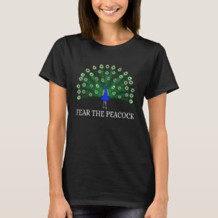 Zookeeper-Ornithologe fürchten den Pfau-Liebe Peac T-Shirt
