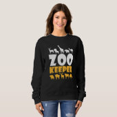 Zookeeper Safari Animal Wildlife Zoologists Savann Sweatshirt (Vorne ganz)