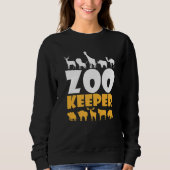 Zookeeper Safari Animal Wildlife Zoologists Savann Sweatshirt (Vorderseite)