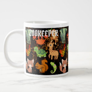 Zookeeper Safari Wildlife African Animations Artwo Jumbo-Tasse