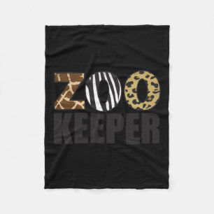 Zookeeper Zoals Zoos Wildlife Safari Halloween Co Fleecedecke