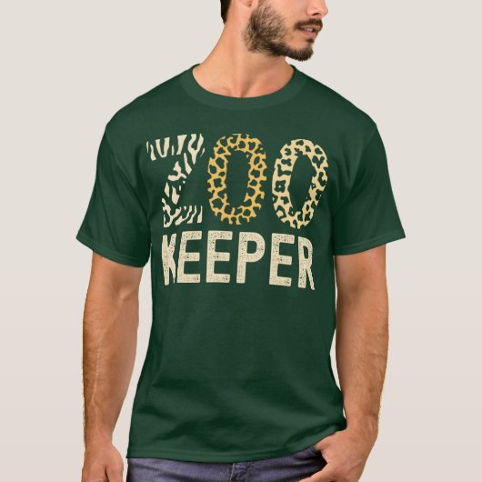 Zookeeper Zoo Animals Safari Zoo Keeper - modern T-Shirt (Vorderseite)