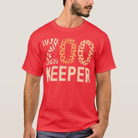Zookeeper Zoo Animals Safari Zoo Keeper - style T-Shirt (Vorderseite)