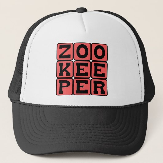 Zookeeper, Zooangestellte Truckerkappe (Vorderseite)