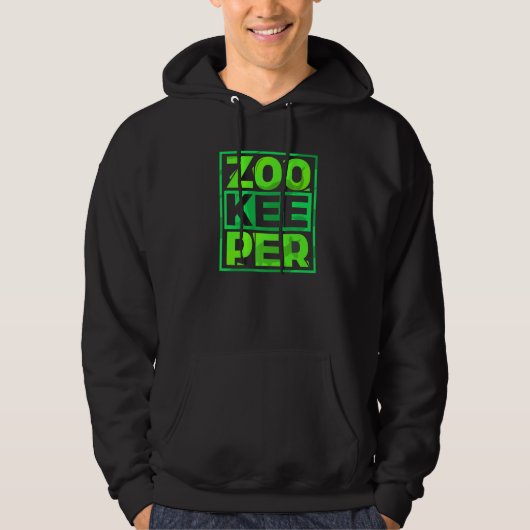 Zookeeper Zookeepping Keeping Zoo Keeper Job Hoodie (Vorderseite)
