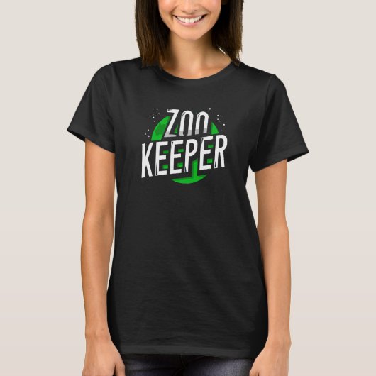 Zookeeper Zookeepping Keeping Zoo Keeper Job T-Shirt (Vorderseite)