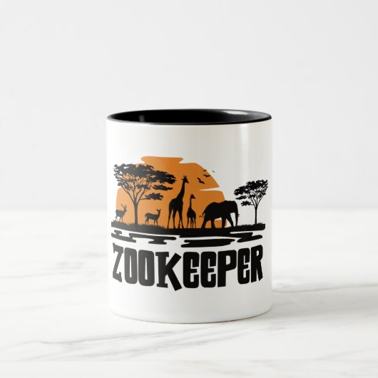 Zookeeper Zweifarbige Tasse (Mittel)