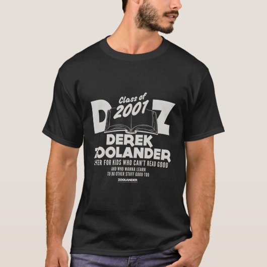 Zoolander Derek Zoolander School T-Shirt (Vorderseite)
