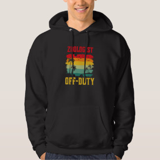 Zoologe auf Urlaub außer Dienst Sommerpause-Outfit Hoodie