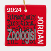 Zoologe Extraordinaire CUSTOM Keramikornament (Vorderseite)