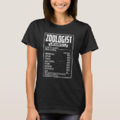 Zoologe Nutrition Fakten T-Shirt (Vorderseite)