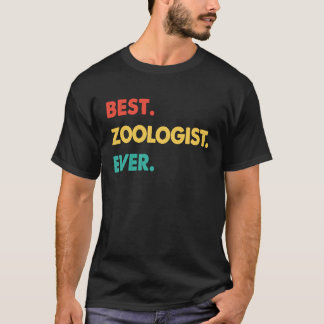 Zoologe Retro Bester Zoologe Aller Zeiten T-Shirt