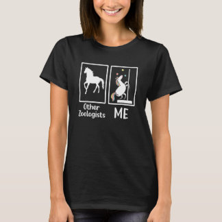 Zoologe Tierpflege Wildtiere Zoologie Zooangestell T-Shirt