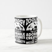 Zoologe Zookeeg Zoo Wildlife Nature Zoology Kaffeetasse (VorderseiteRechts)