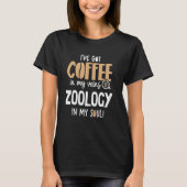 Zoologie Grafik für Kaffeeliebhaber Geschenk - in  T-Shirt (Vorderseite)