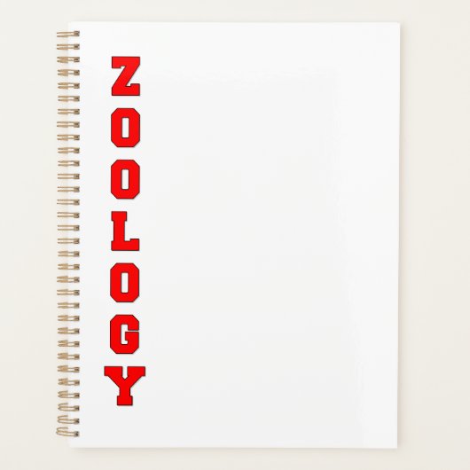 Zoologie Planer (Vorderseite)