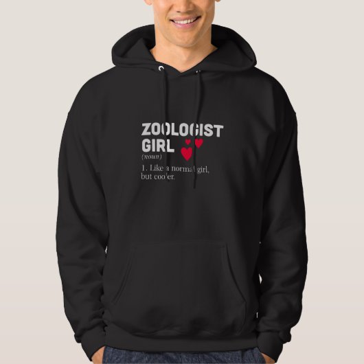 Zoologin Hoodie (Vorderseite)