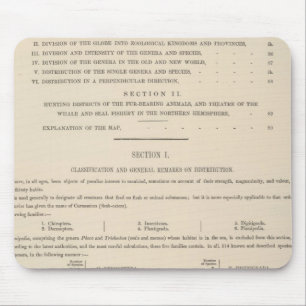 Zoologische Geografie Mousepad