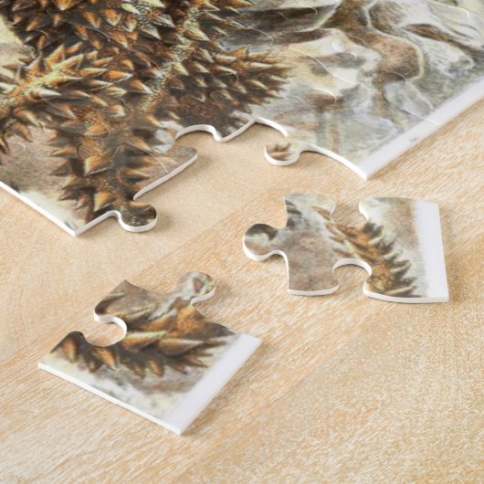 Zoologische Sketch Vintag Lizards Jigsaw Puzzle (Seite)