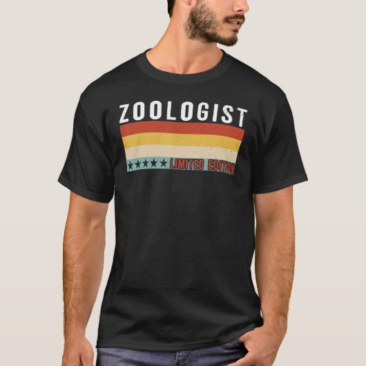 Zoologist Job Title Profession Worker Appreciation T-Shirt (Vorderseite)