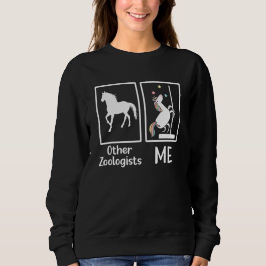 Zoologist Zookeeping Wildlife Zoology Zoo Employee Sweatshirt (Vorderseite)