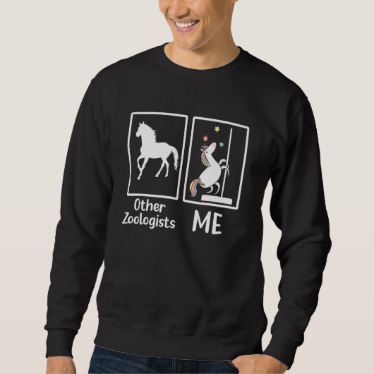 Zoologist Zookeeping Wildlife Zoology Zoo Employee Sweatshirt (Vorderseite)